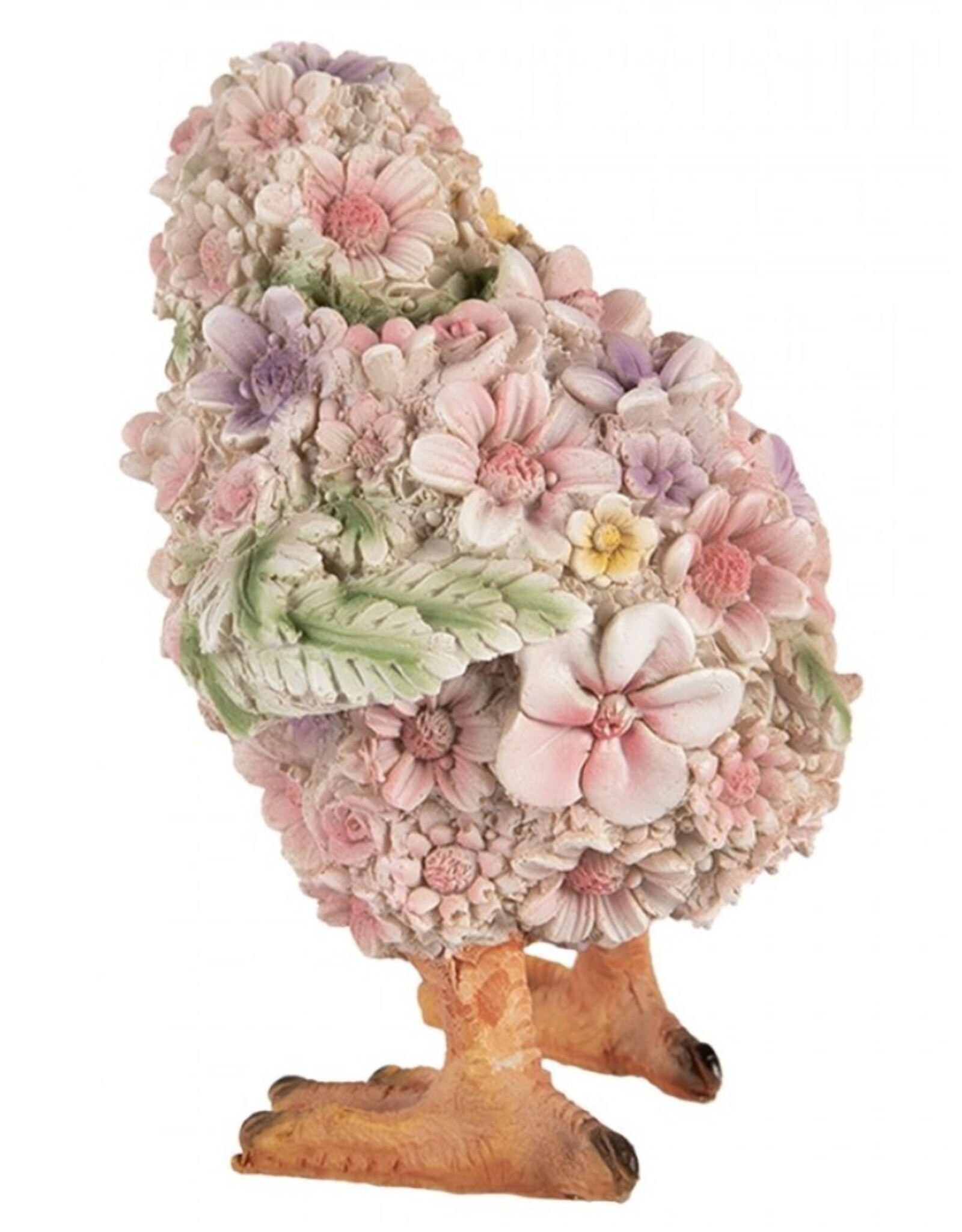 C&E Giftware & Lifestyle - Chick Decorated with Flowers figurine