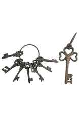 Trukado Giftware & Lifestyle - Antique-look Keys set 7 small and 1 clover