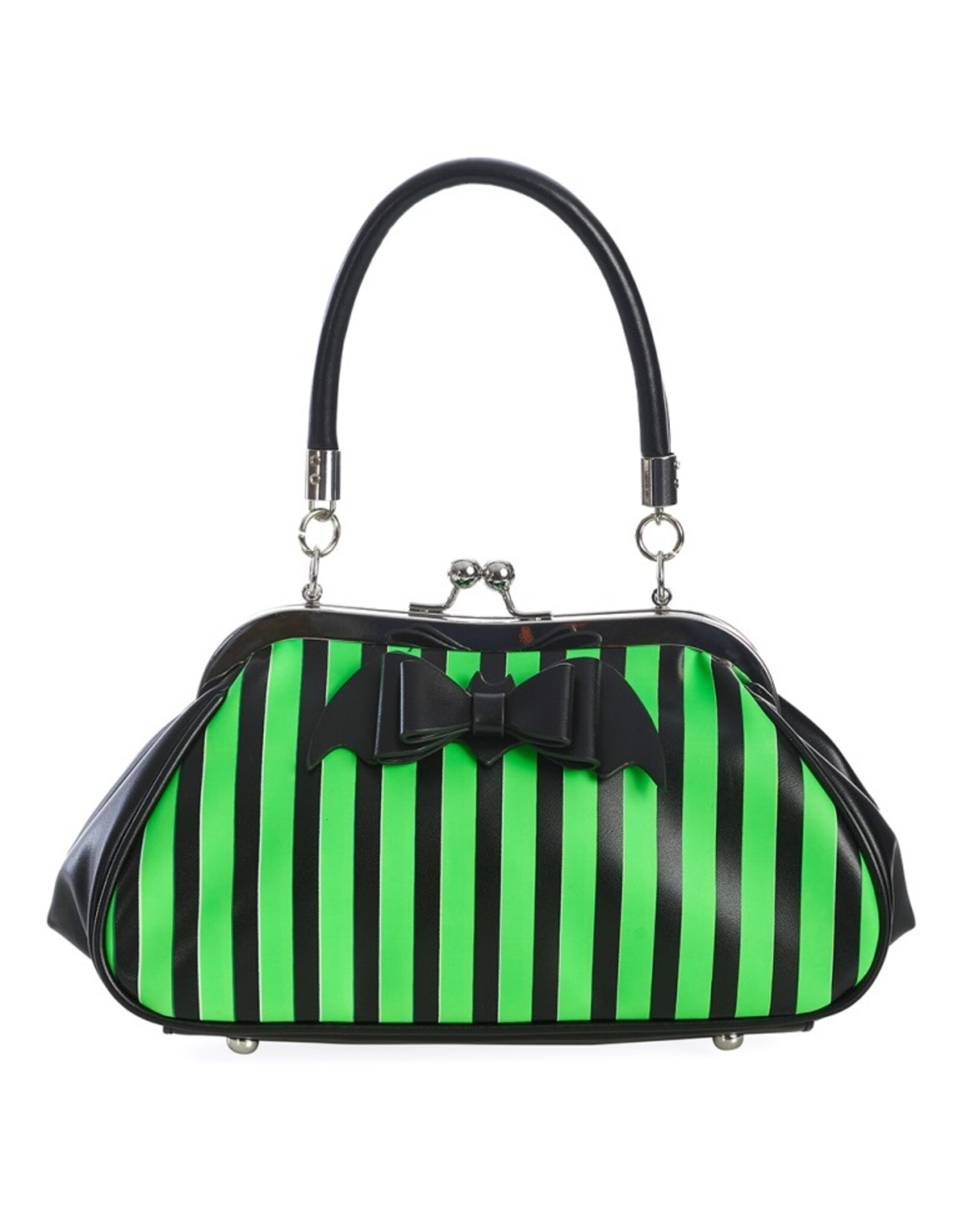 Banned Retro bags Vintage bags - Banned Night of Mystery Handbag Green-black