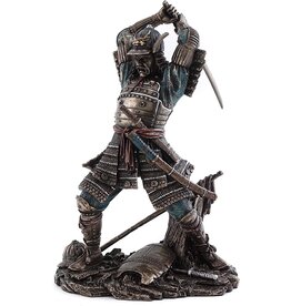 Veronese Design Japanese Samurai bronzed statue Veronese Design