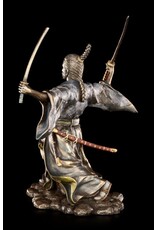 Veronese Design Giftware & Lifestyle - Japanese Samurai with Katana bronzed statue