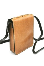 Trukado Leather Shoulder bags  leather crossbody bags - Leather shoulder bag hardformed with Floral embossing and buckle