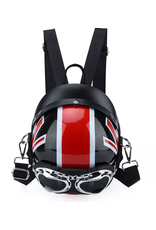 Magic Bags Fantasy bags and wallets - Motorbike helmet backpack-shoulder bag with English flag