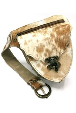 Trukado Leather Festival bags, waist bags and belt bags - Cowhide waist bag with vintage hook