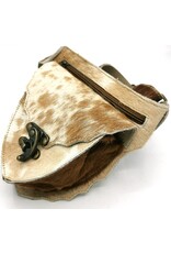 Trukado Leather Festival bags, waist bags and belt bags - Cowhide waist bag with vintage hook