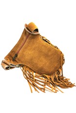 Trukado Leather Festival bags, waist bags and belt bags - Cowhide Waistbag with Fringes Ibiza Style (hazelnut)