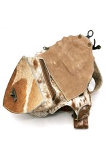 Trukado Leather Festival bags, waist bags and belt bags - Cowhide waist bag with hook and Turquoise stone Ibiza Style