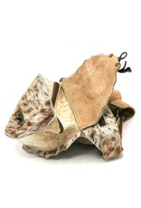 Trukado Leren Festivaltasjes, heuptassen en riemtassen - Koeienhuid heuptas met turquoise steen en haakje