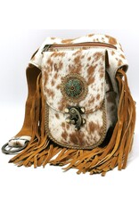 Trukado Small leather bags, clutches and more - Cowhide waist bag with fringes and hook