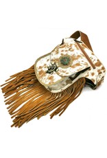 Trukado Small leather bags, clutches and more - Cowhide waist bag with fringes and hook