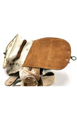 Trukado Leather Festival bags, waist bags and belt bags -Cowhide Waist Bag with Vintage Hook - Festival Bag Cowhide