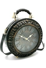 Giuliano Fantasy bags - Clock bag with Working Clock grey (large)