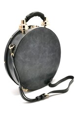 Giuliano Fantasy tassen - Klok tas met Werkende Klok grijs (large)