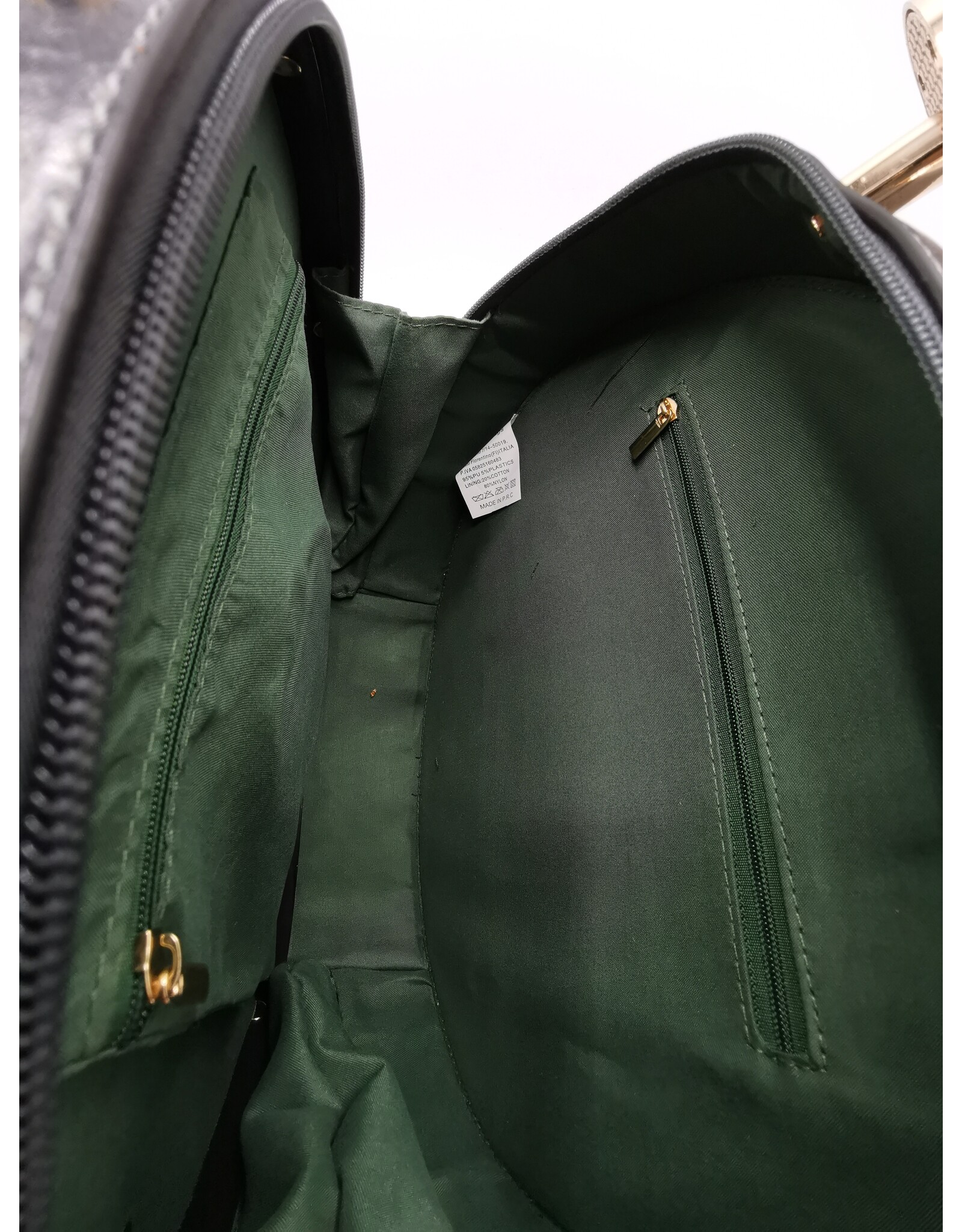 Giuliano Fantasy bags - Clock bag with Working Clock grey (large)