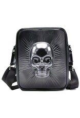 Dark Desire Gothic bags Steampunk bags - Gothic Crossbody Bag with 3d Skull