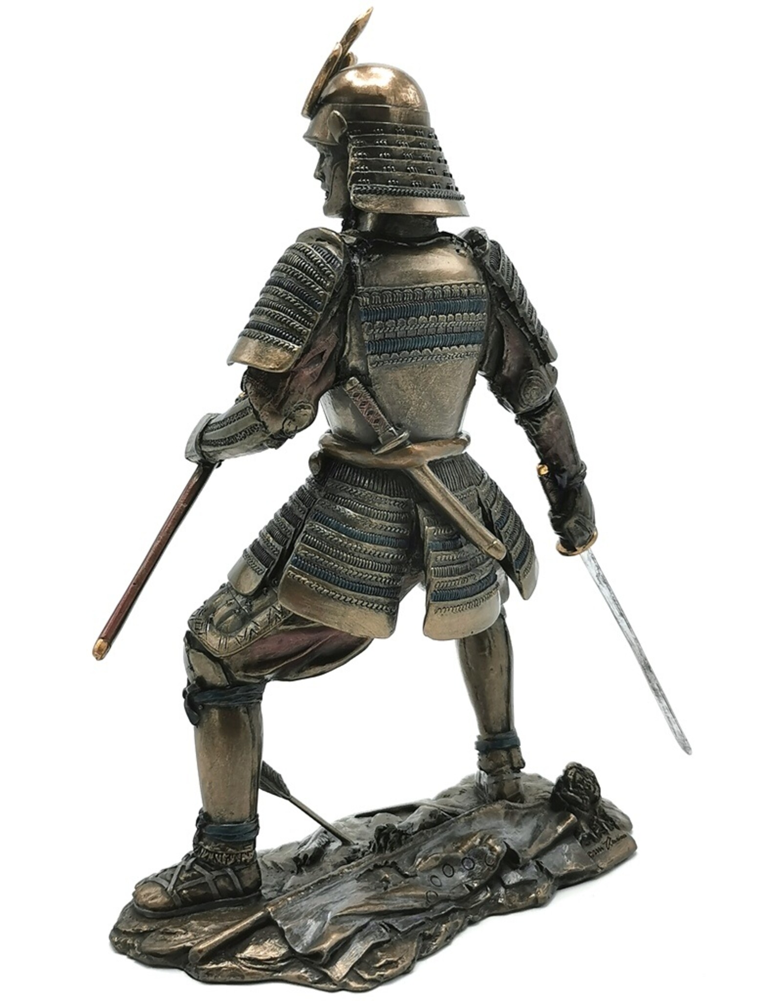 Veronese Design Giftware & Lifestyle - Japanese Samurai bronzed figurine Veronese Design