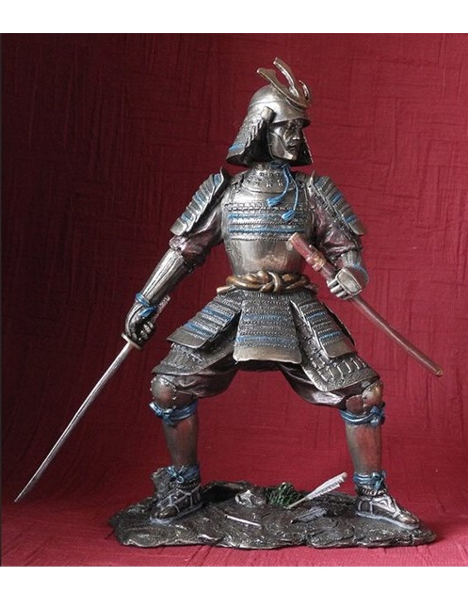 Kabuto Armoured Samurai Warrior Skull 26.6cm