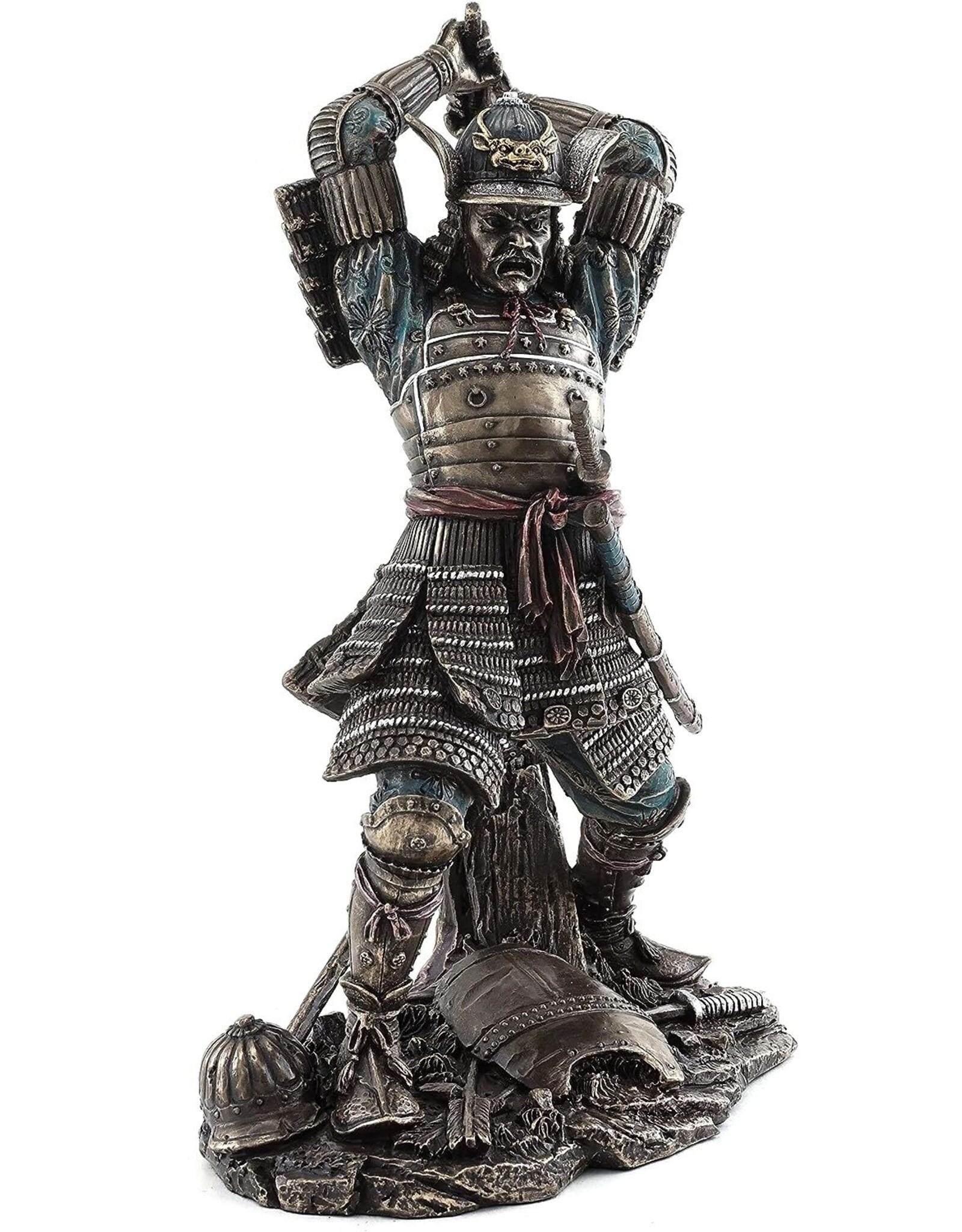 Veronese Design Giftware & Lifestyle - Japanese Samurai bronzed statue Veronese Design