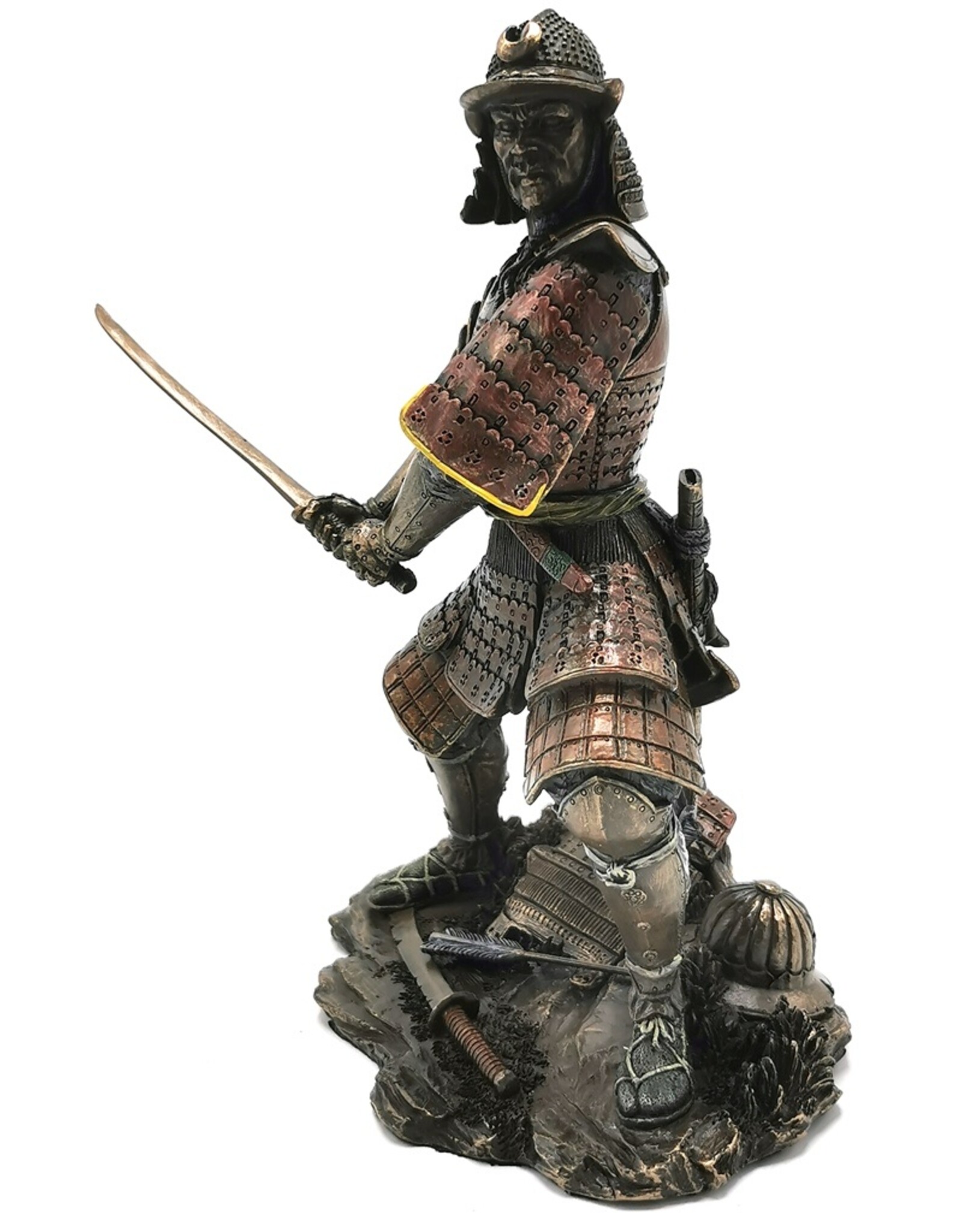 Veronese Design Giftware & Lifestyle - Japanese Samurai bronzed statue Veronese Design