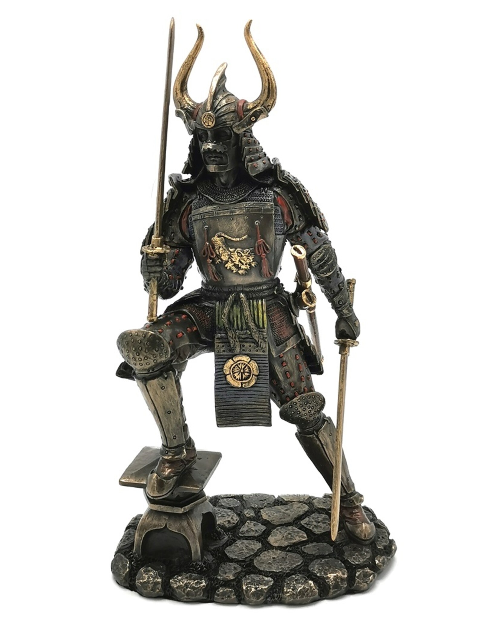 Veronese Design Giftware & Lifestyle - Japanese Samurai bronzed figurine Veronese Design