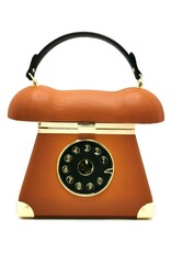 Magic Bags Fantasy bags - Retro Telephone bag brown (cognac)
