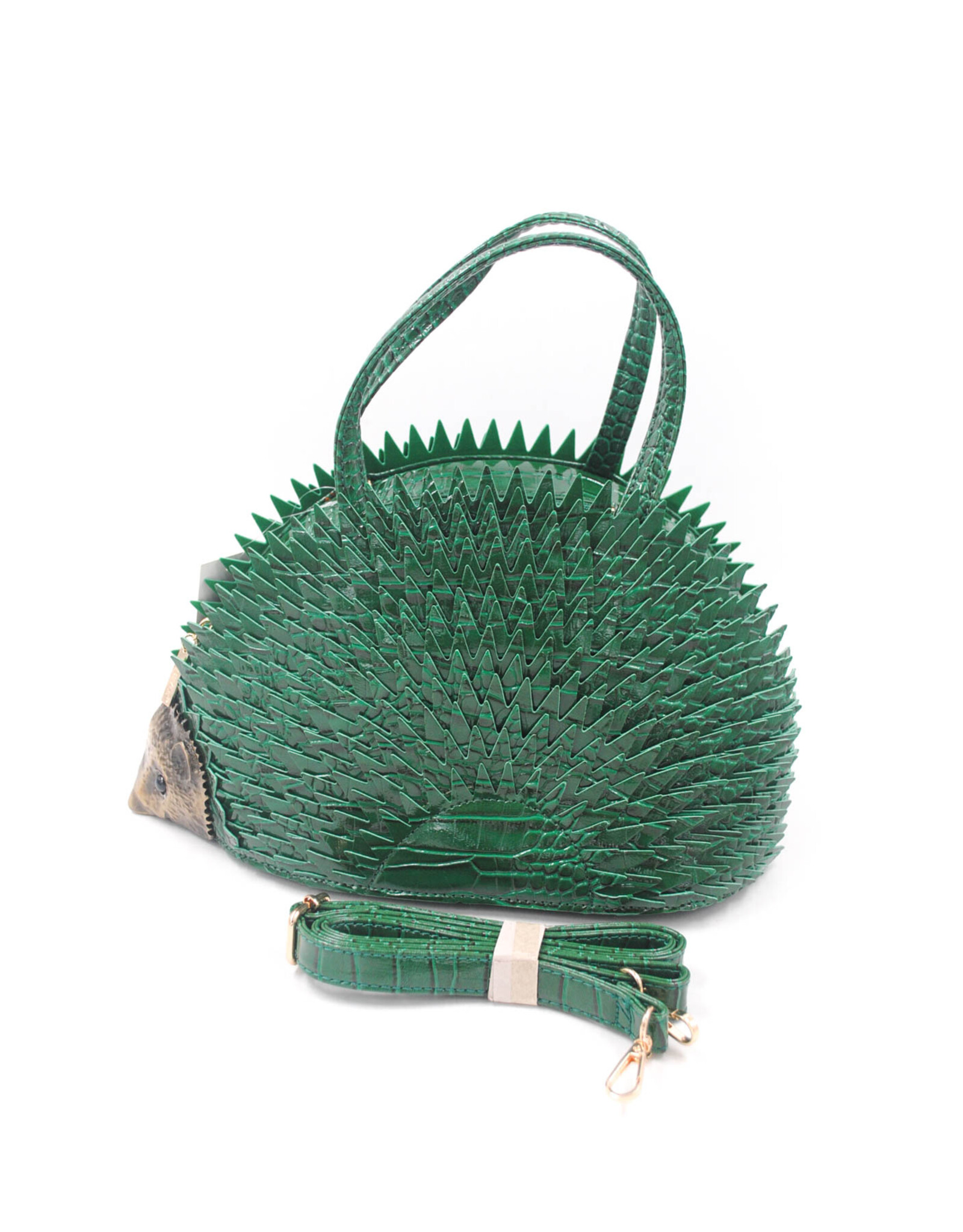 Trukado Fantasy bags - Hedgehog handbag green