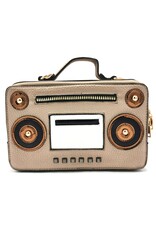 Magic Bags Fantasy bags and wallets - Boombox Radio Handbag gold (medium)