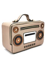Magic Bags Fantasy bags and wallets - Boombox Radio Handbag gold (medium)