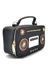 Systyle Fantasy tassen Fantasy portemonnees - Boombox Radio Handtas zwart (klein)