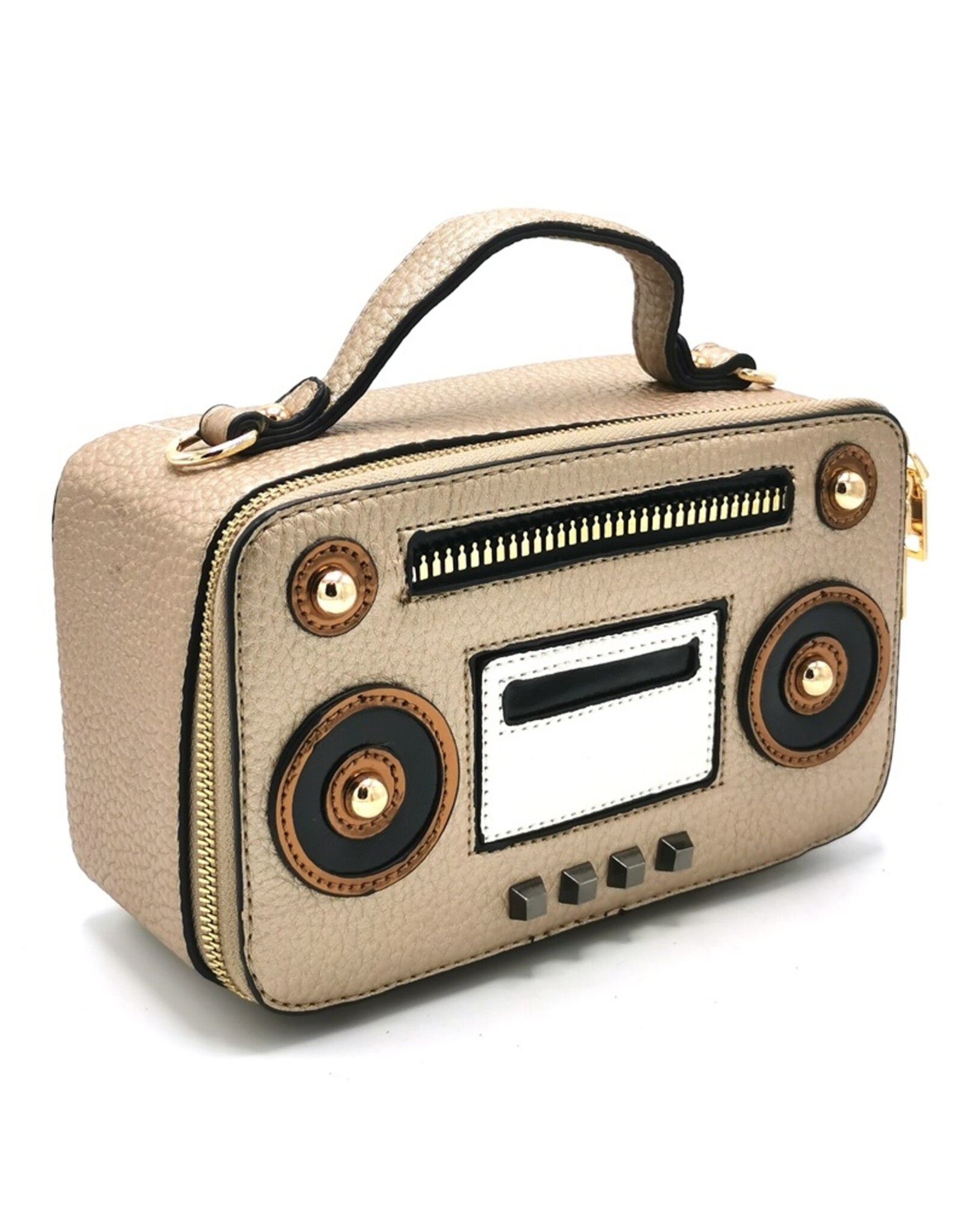 Systyle Fantasy bags - Boombox Radio Handbag gold (small)