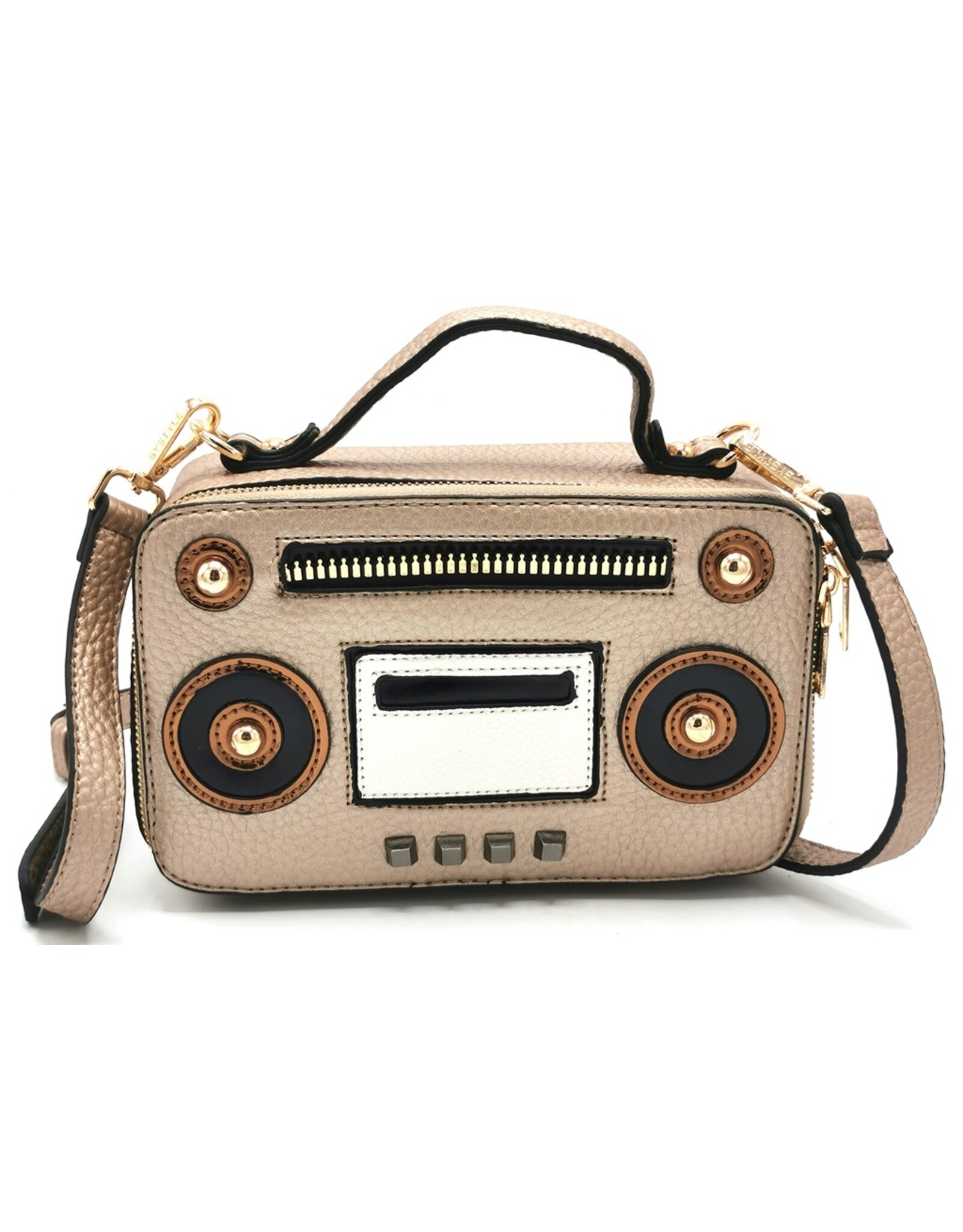 Systyle Fantasy bags - Boombox Radio Handbag gold (small)