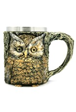 VG Tankards and goblets  - Owl mug with metal insert
