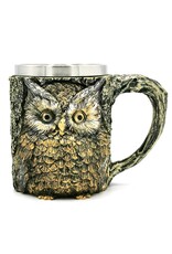 VG Tankards and goblets  - Owl mug with metal insert