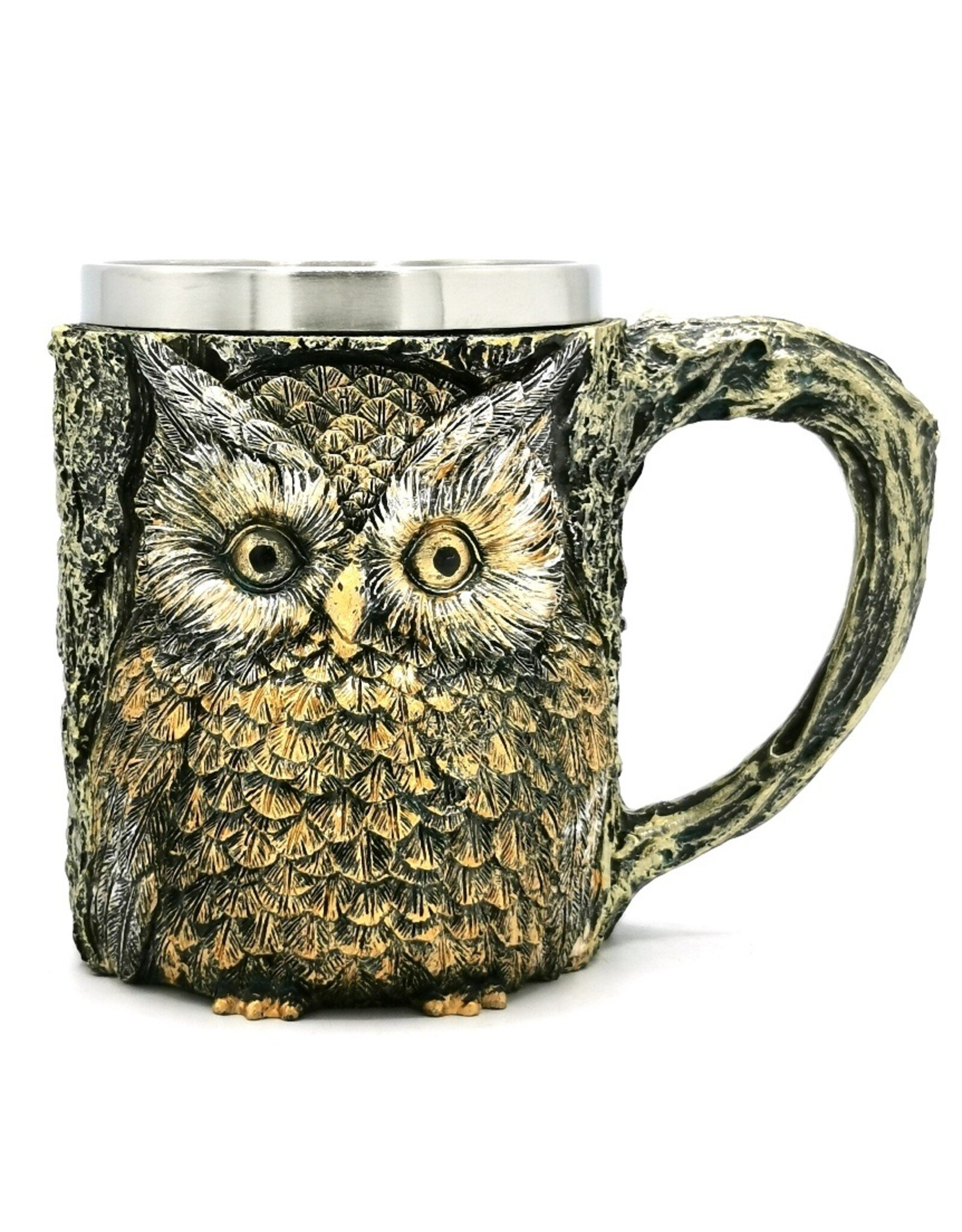 VG Tankards and goblets  - Owl mug with metal insert