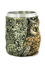 VG Tankards and goblets  - Owl mug with metal insert