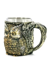 VG Tankards and goblets  - Owl mug with metal insert