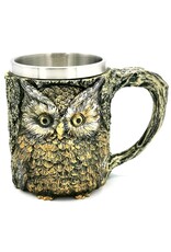 VG Tankards and goblets  - Owl mug with metal insert