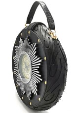 Magic Bags Fantasy bags and wallets - Clock bag with Working Clock Raceband Black (large)