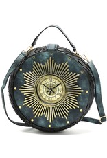 Magic Bags Fantasy bags - Clock bag with Working Clock Raceband Blue (large)