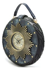 Magic Bags Fantasy bags - Clock bag with Working Clock Raceband Blue (large)