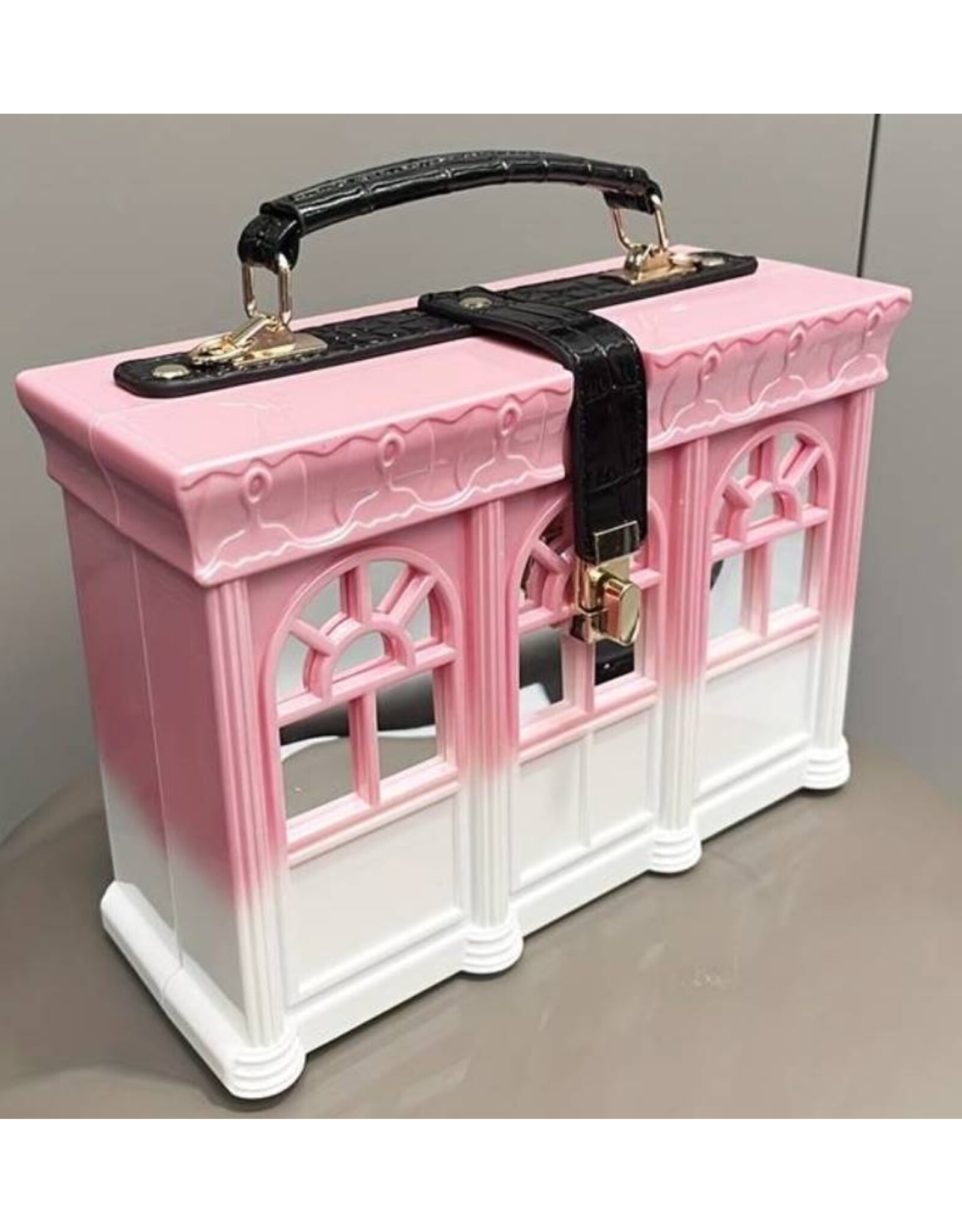 Systyle Fantasy tassen en portemonnees - Handtas Huis Roze-crème