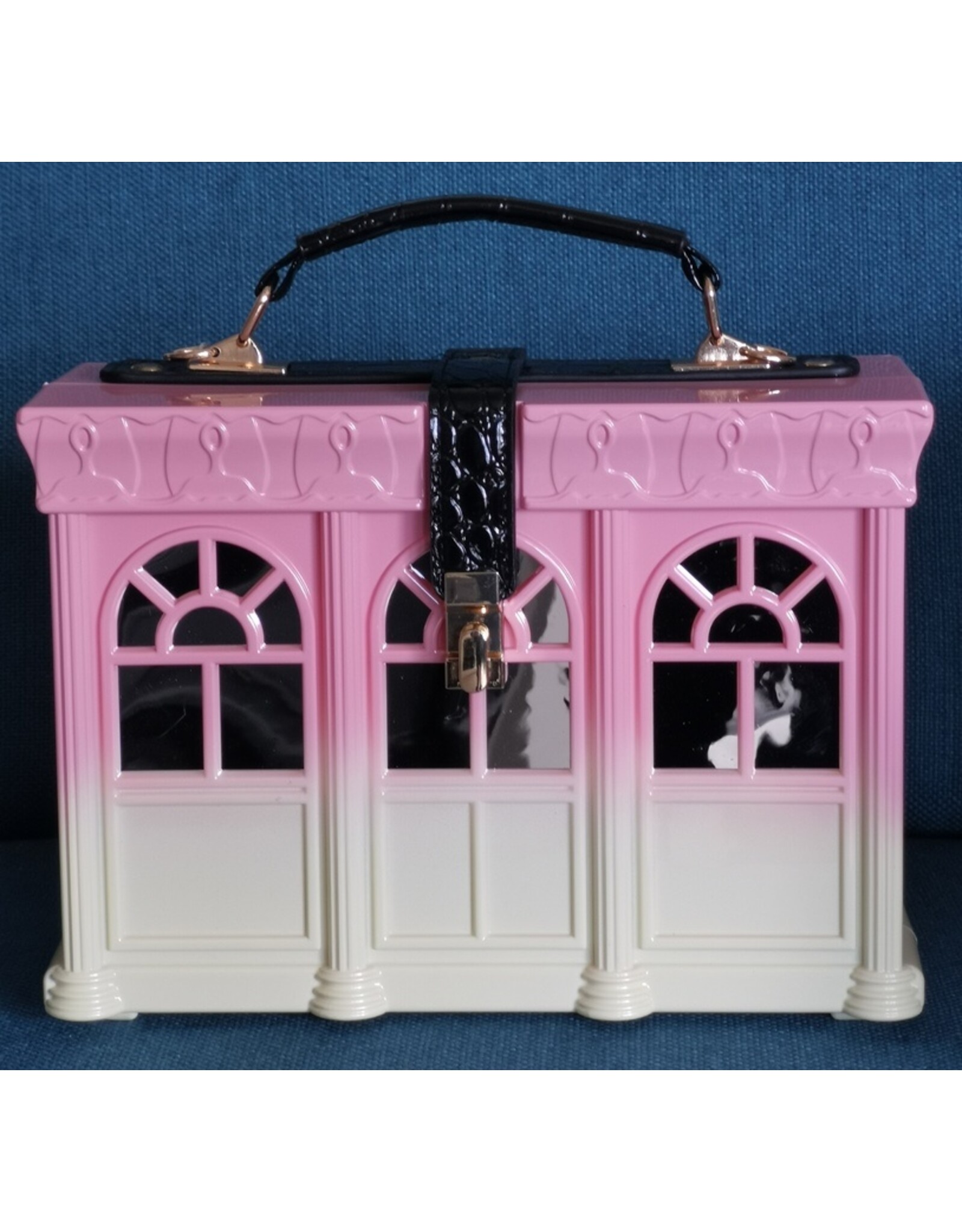 Systyle Fantasy tassen en portemonnees - Handtas Huis Roze-crème