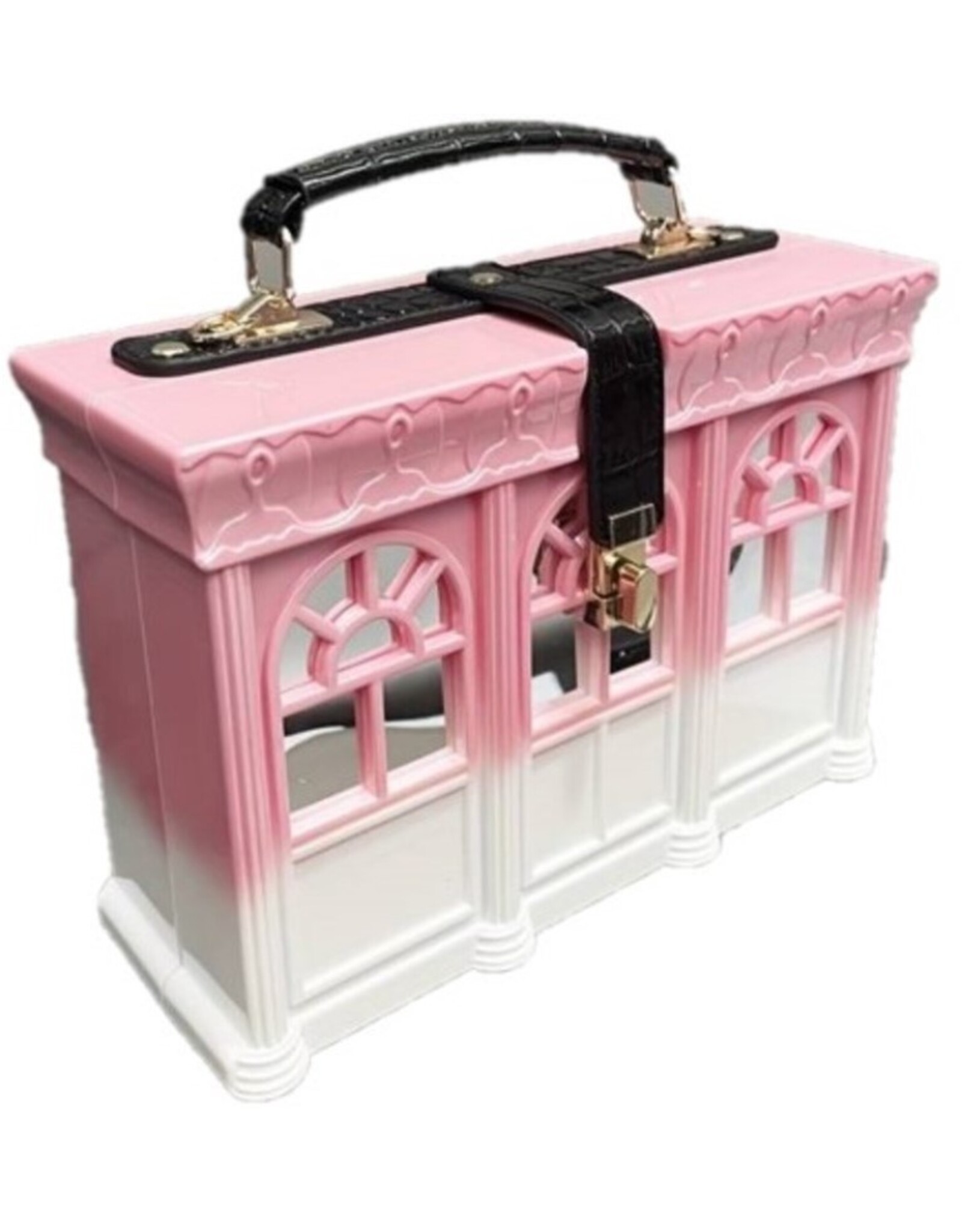 Systyle Fantasy tassen en portemonnees - Handtas Huis Roze-crème