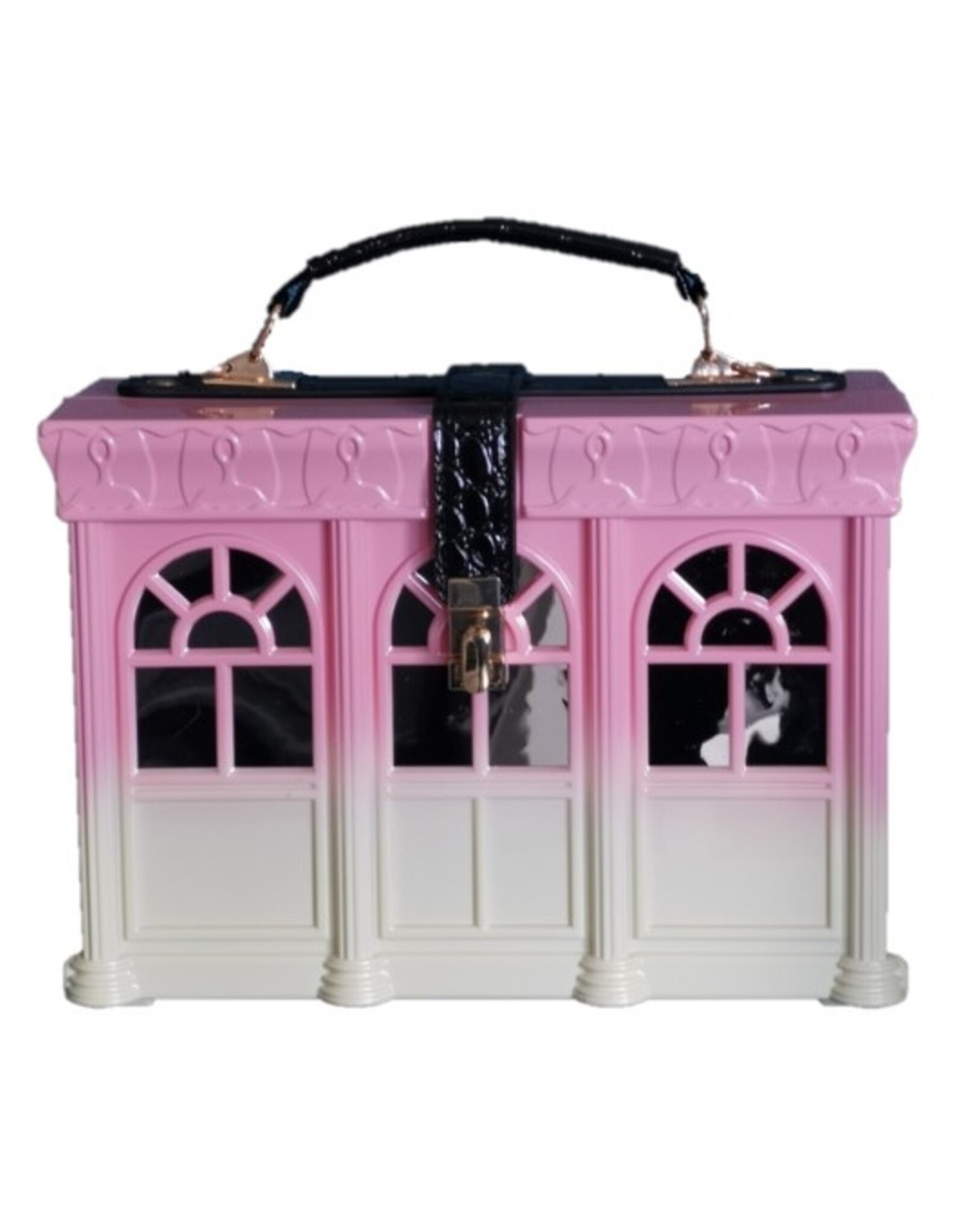 Systyle Fantasy tassen en portemonnees - Handtas Huis Roze-crème