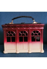 Systyle Fantasy tassen - Handtas Huis Bordeaux-crème