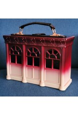 Systyle Fantasy tassen - Handtas Huis Bordeaux-crème