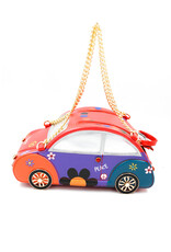 Systyle Fantasy tassen en portemonnees - Handtas Vintage Auto Flowerpower Peace&Love