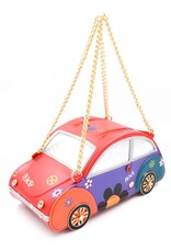 Systyle Fantasy tassen en portemonnees - Handtas Vintage Auto Flowerpower Peace&Love