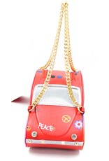 Systyle Fantasy bags and wallets - Handbag Vintage Car Flowerpower Peace&Love