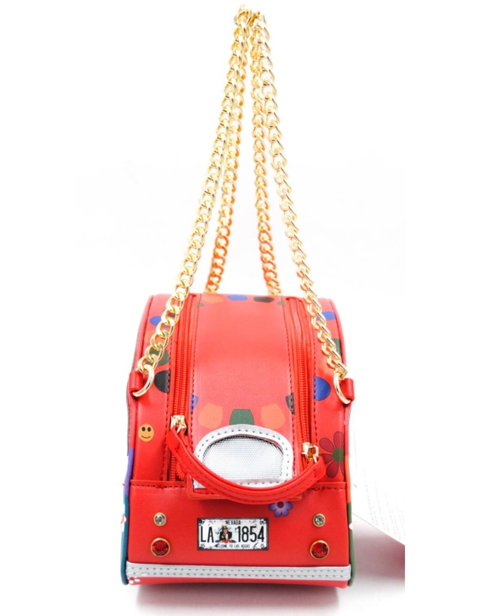 Systyle Fantasy tassen en portemonnees - Handtas Vintage Auto Flowerpower Peace&Love